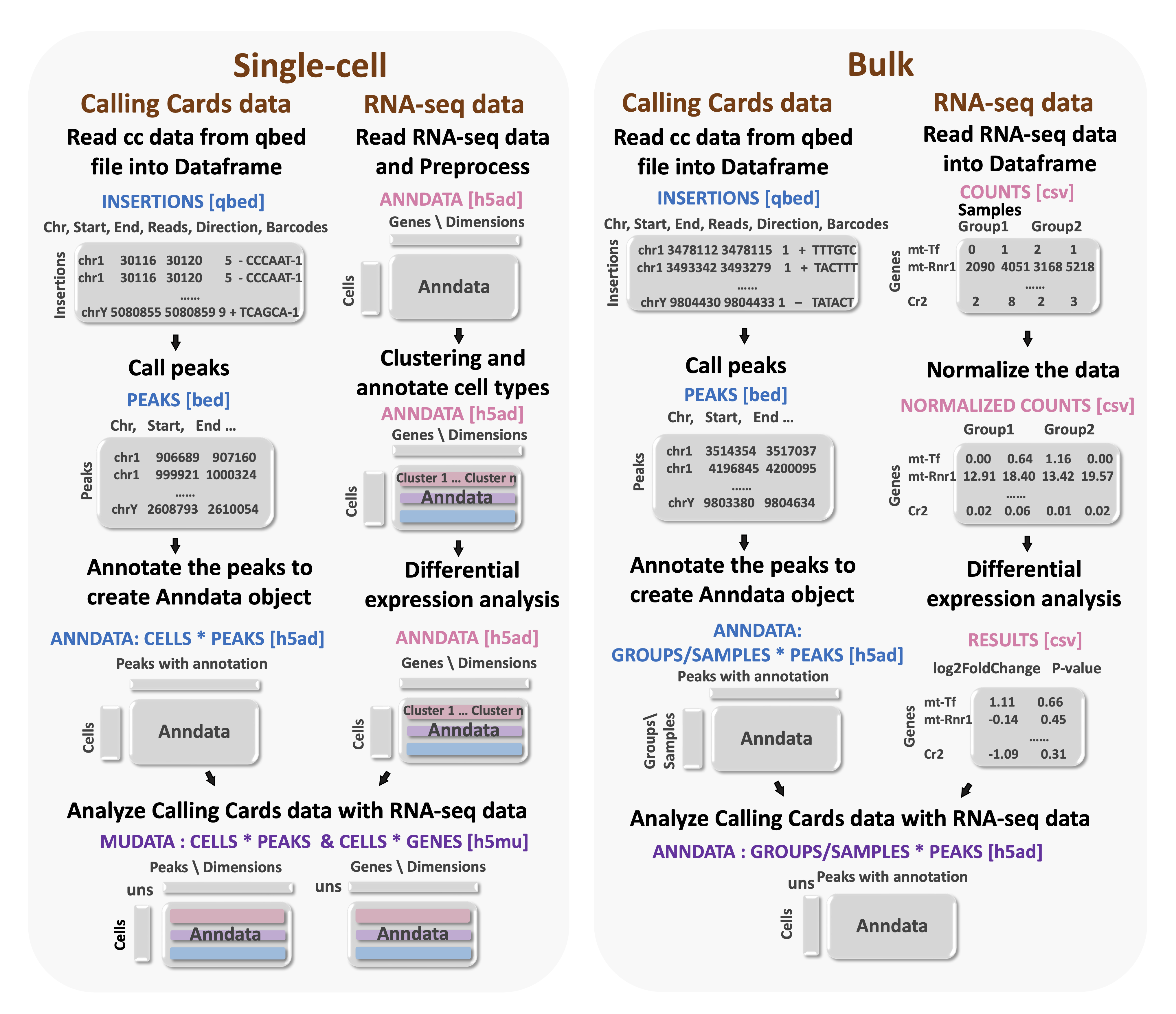 Overview of tasks